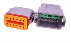 Conector Enchufe Macho Y Hembra 12 Pines