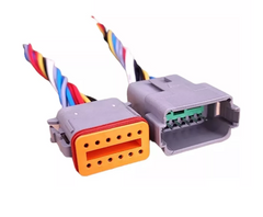 Conector Enchufe Macho Y Hembra 12 Pines