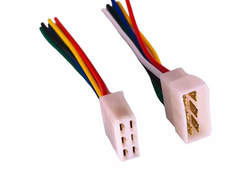 Enchufe Conector Macho Hembra 6 Polos