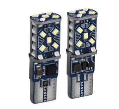 Kit Luz Led T10 Ampolleta Cola de Pescado Canbus 15 Leds
