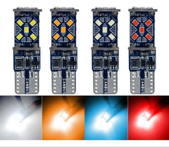 Kit Luz Led T10 Ampolleta Cola de Pescado Canbus 15 Leds