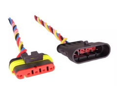 Conector Enchufe 5 Pines Macho Hembra