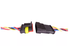 Conector Enchufe 5 Pines Macho Hembra