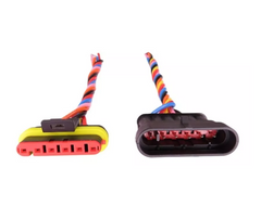 Conector Enchufe 6 Pines Macho Hembra