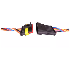 Conector Enchufe 6 Pines Macho Hembra