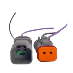 Enchufe Conector Macho Y Hembra 2 Pines