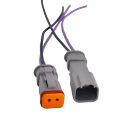 Enchufe Conector Macho Y Hembra 2 Pines