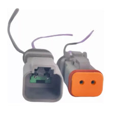 Enchufe Conector Macho Y Hembra 2 Pines