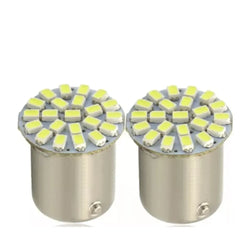 Kit Ampolleta Luz Led 1 Contacto 22 Leds Ba15s 1156 P21w 6w