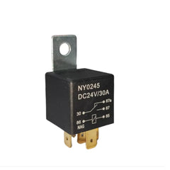 Relay Inversor 24v 30a Universal 5 Pines Con Soporte Ny0245