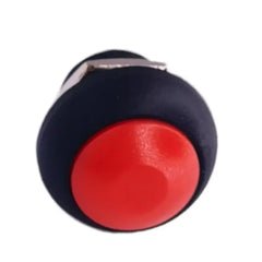 Boton Pulsador Rojo Redondo Para Bocina