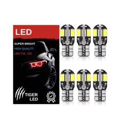 Kit 6 Ampolletas Luces Led T10 Cola De Pescado 5w Canbus