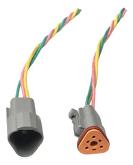 Conector 3 pines Deutsch DT Macho y Hembra
