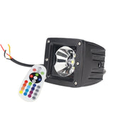 Foco Neblinero Led Rgb 15w 12v/24v Multicolor con Control