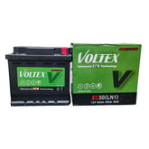 Batería Star Stop 50 Ah Voltex Efb Ln1 Ec50 Cca 450 (- +)