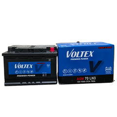 Batería Star Stop 70ah Voltex Agm Ln3 760 Cca (- +)