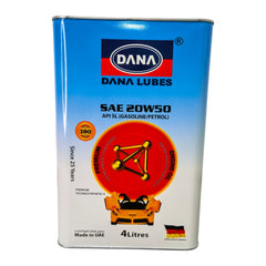 Aceite 20w50 Sae Api Sl Metalico 4lt.