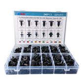 Set 240 Clip Remache Plástico Sujeción Para Coche Broches