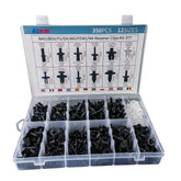 Set 350 Clip Remache Plastico Sujecion Para Coche Broches