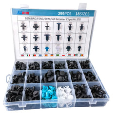 Set 299 Clip Remache Plastico Sujecion Para Coche Broches