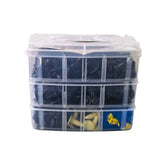 Set 240 Clip Remache Plastico Sujecion Para Coche Broches