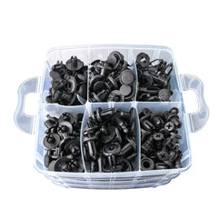Set 240 Clip Remache Plastico Sujecion Para Coche Broches