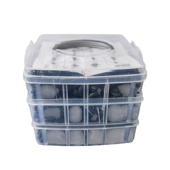 Set 620 Clip Remache Plastico Sujecion Para Coche Broches Autos