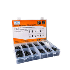 Set 360 Clip Remache Plastico Sujecion Para Coche Broches Autos