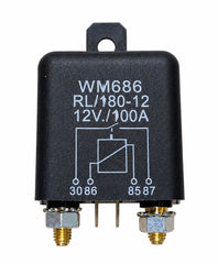Relay universal de potencia 12V 100A, 4 terminales