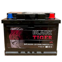 Batería 55ah Black Tiger 55530 CCA 340 (- +)