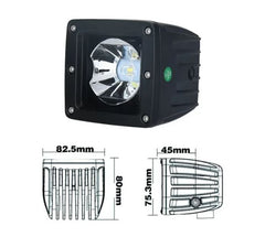 Foco Neblinero Led Rgb 15w 12v/24v Multicolor con Control
