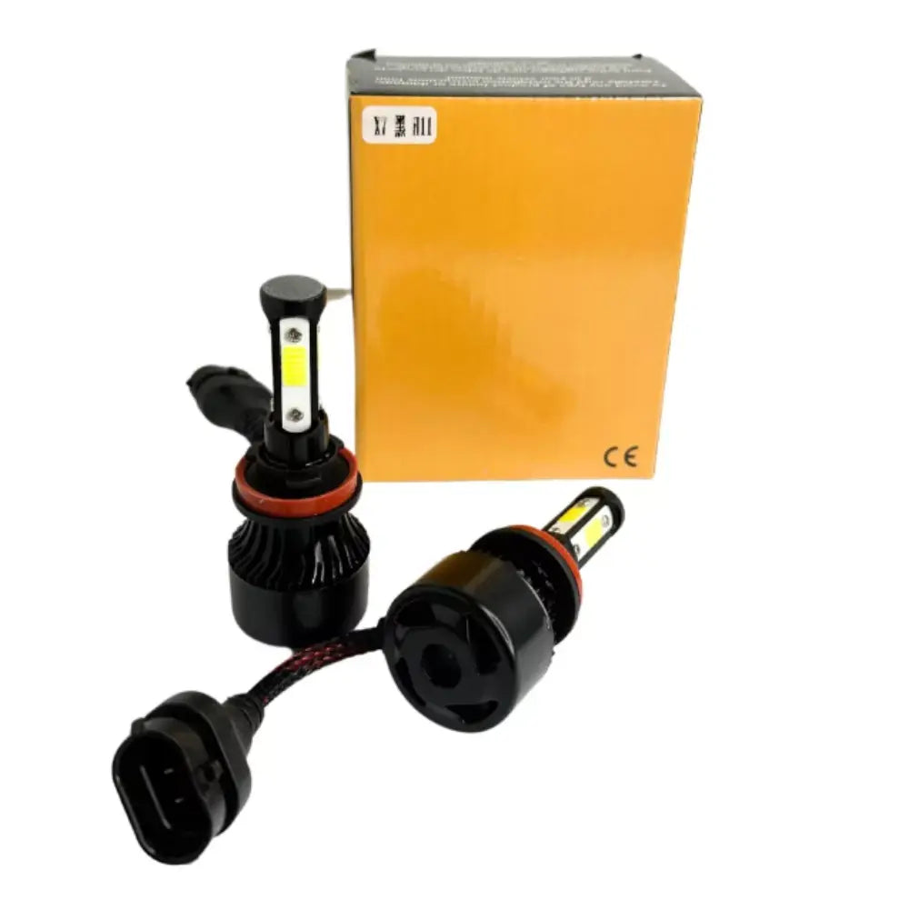 Ampolletas Turbo Led Auto 12V 24V H1 H3 H4 H7 H11 H13 H27 9005 9006 12000 Lúmenes 100w