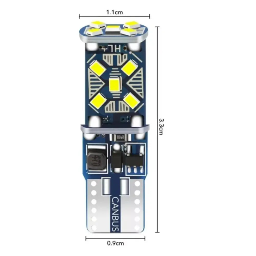 Kit 6 Ampolletas Luces Led T10 Cola De Pescado 5w Canbus