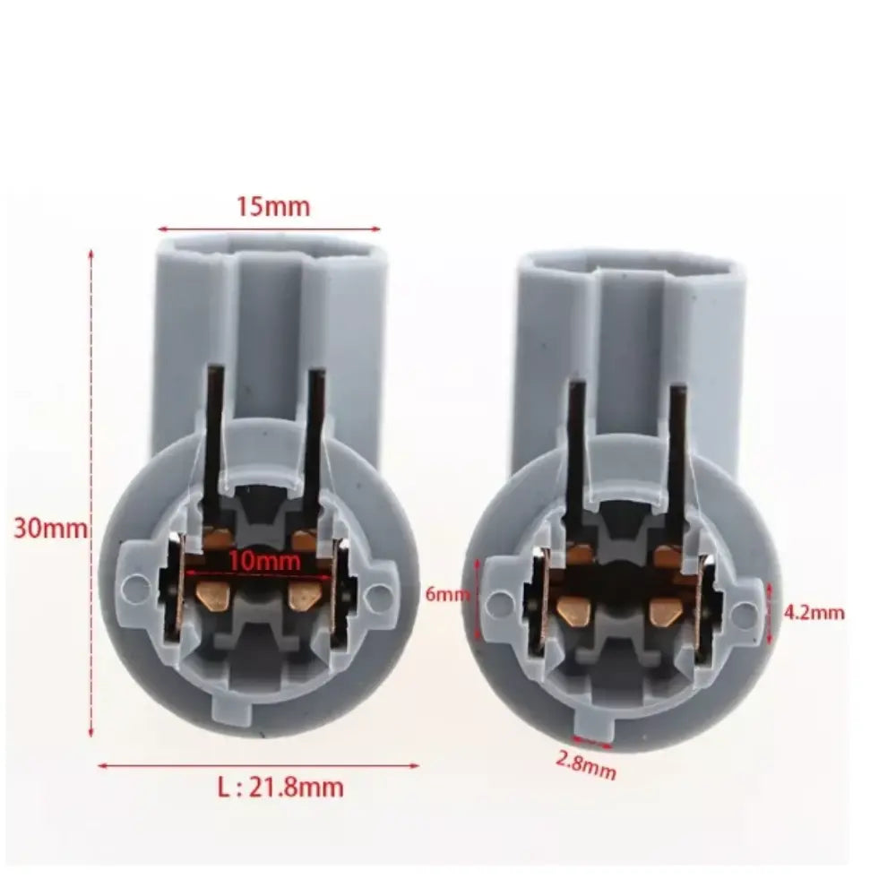 Set 2 Soquetes Ampolleta T10 Luz Patente Toyota Mazda Byd