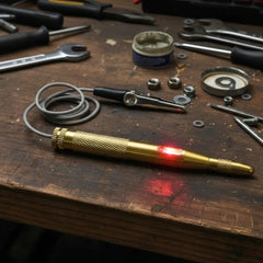 Tester Electrico Metalico Punta Aguja 6v / 12v/ 24v