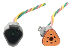 Conector 3 pines Deutsch DT Macho y Hembra