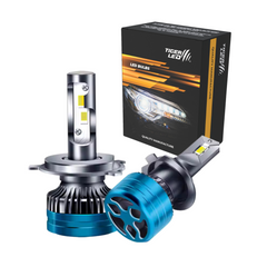 Kit Par Luces Turbo Led Auto 12v 24v Canbus 22000 Lúmenes