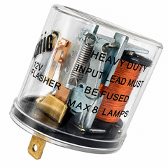 Flasher Electrónico Transparente 2 Pin 12v