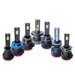 Luces Turbo Led Auto H1 H4 H7 H11 H27 9005 9006 22000 Lúmenes 140w