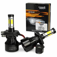Ampolletas Turbo Led Auto 12V 24V H1 H3 H4 H7 H11 H13 H27 9005 9006 12000 Lúmenes 100w