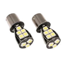 Kit Ampolleta Luz Led 2 Contacto 21 Leds Bay15d 18sm P21/5w