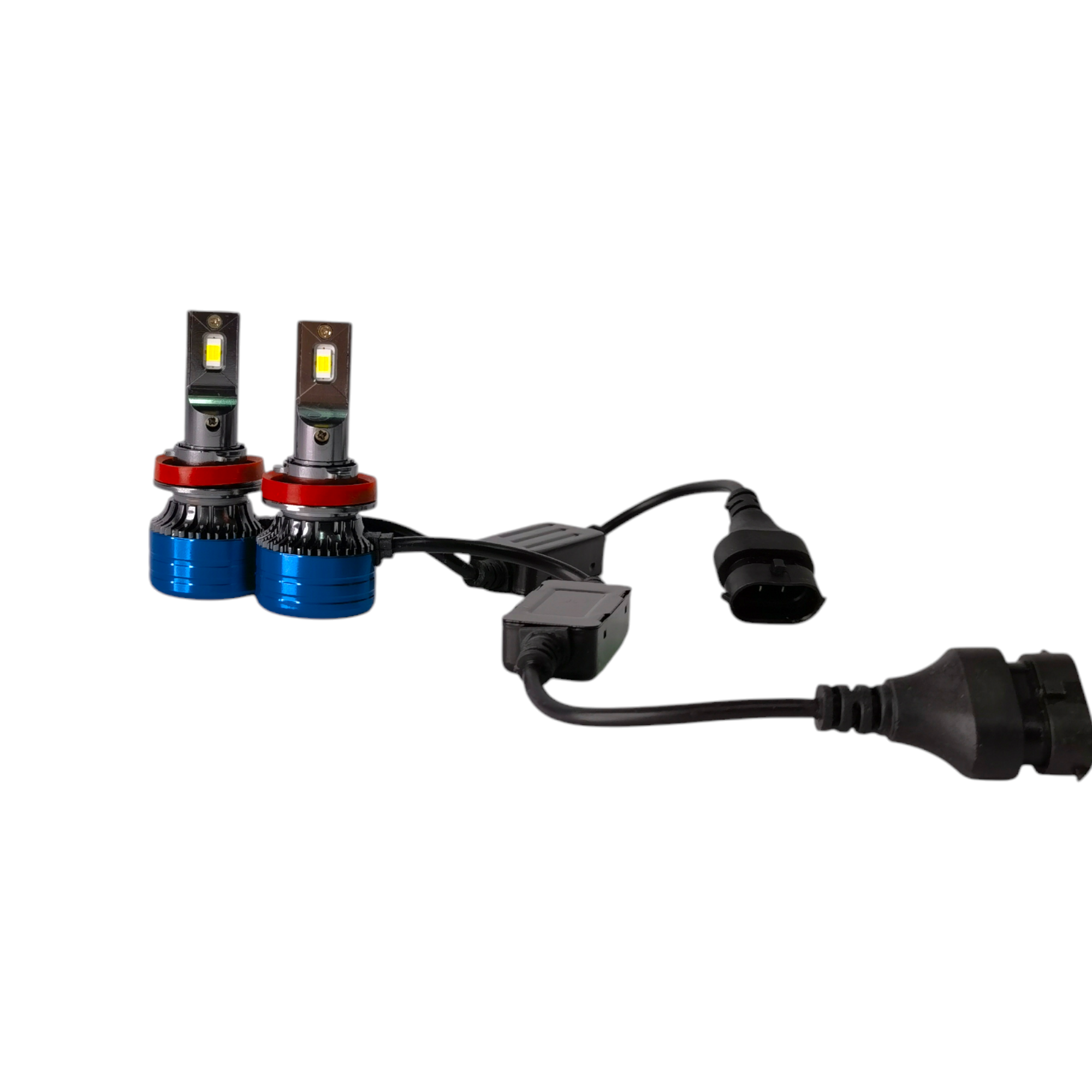 Kit Par Luces Turbo Led Auto 12v 24v Canbus 22000 Lúmenes