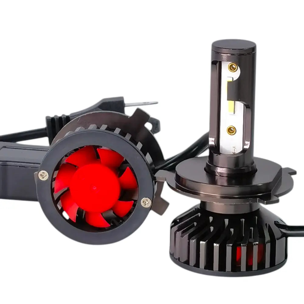 Kit Par Luces Turbo Led Auto 12v 24v Canbus 20000 Lúmenes
