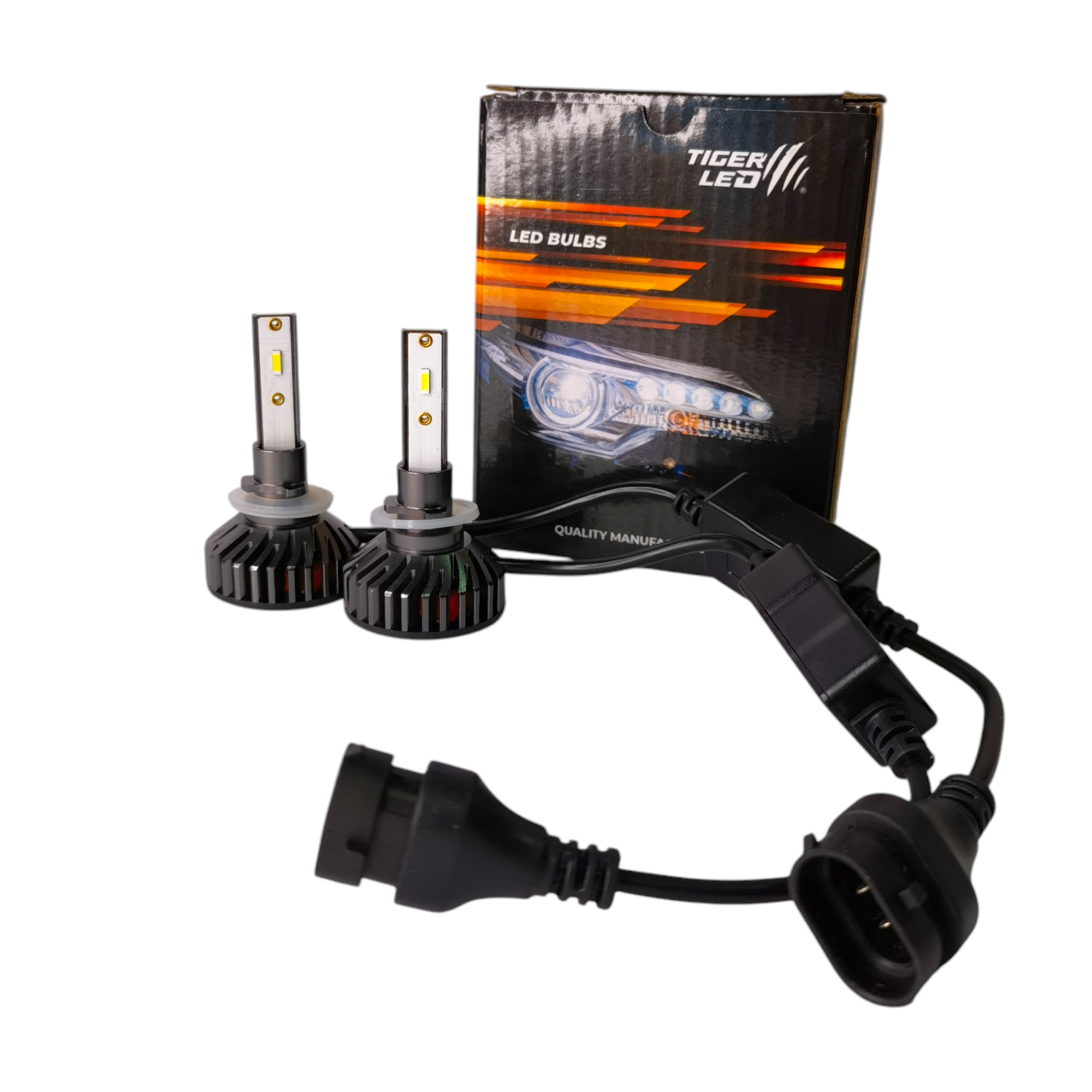 Kit Par Luces Turbo Led Auto 12v 24v Canbus 20000 Lúmenes