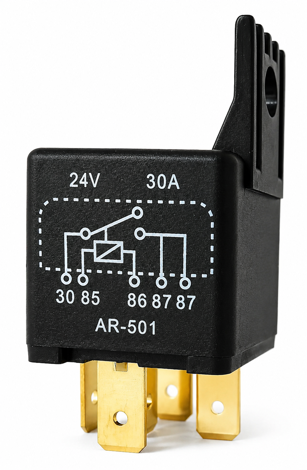 Relay 5 Patas 24v 30a 50124