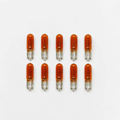 Pack 10 Ampolleta Brm T5 12v 2w Ambar (85am)