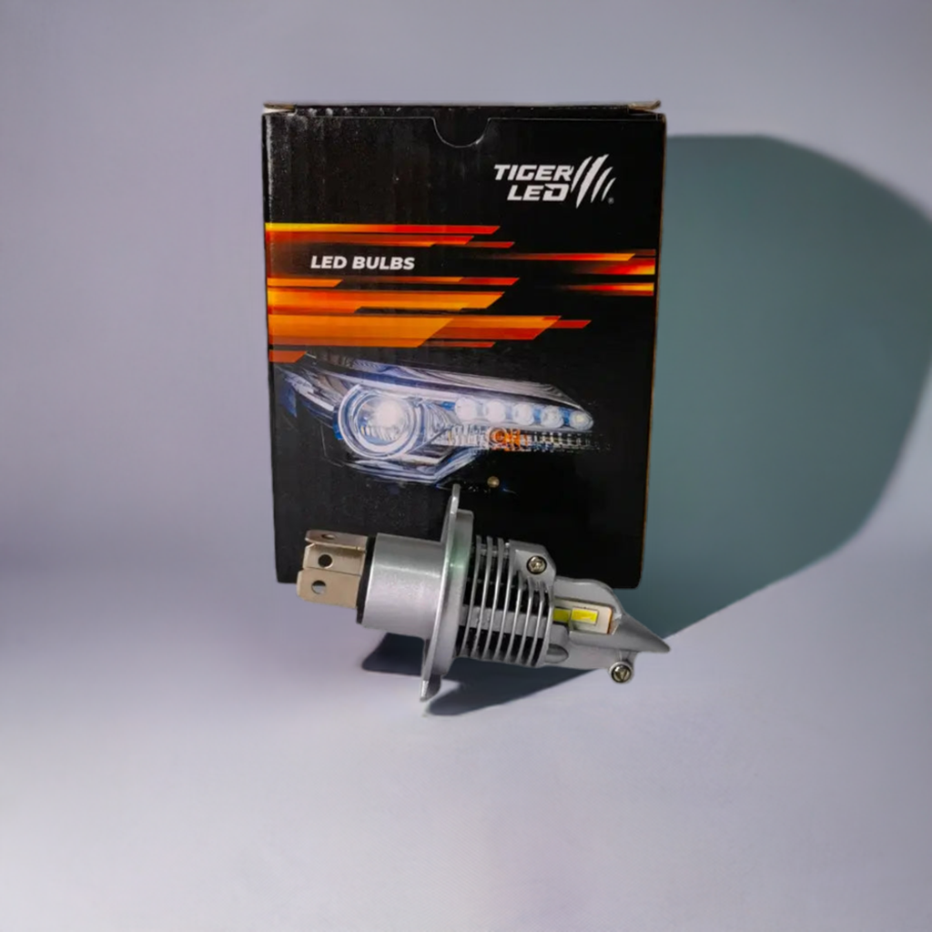 Ampolleta H4 Led Moto Luz Blanca 6000k 12v Fighter 8000 L